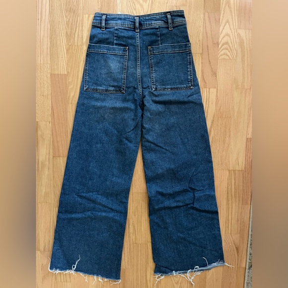 Zara Marine Straight Leg Denim Jeans - Deep Blue - Picture 4 of 4